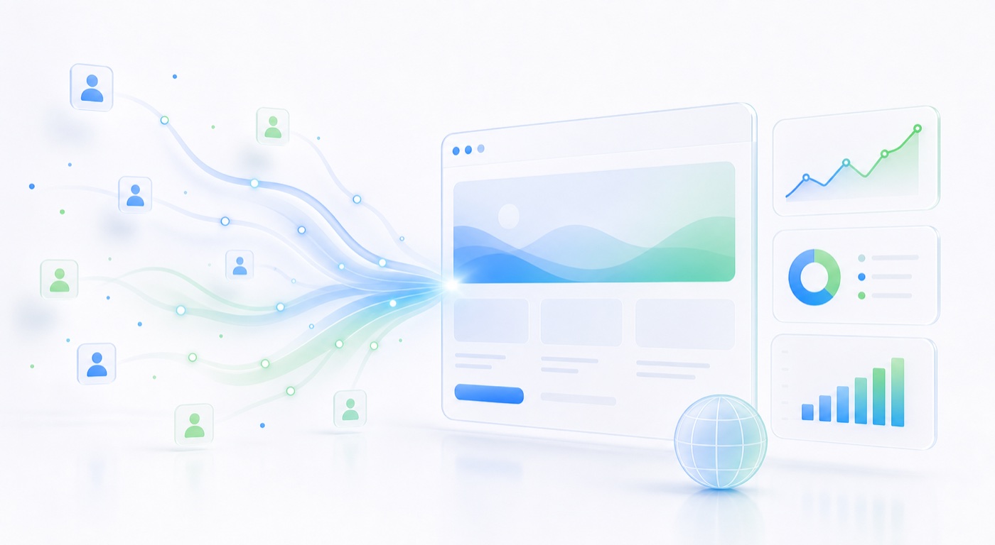 Website Traffic und Seitenbesucher für Landingpages
